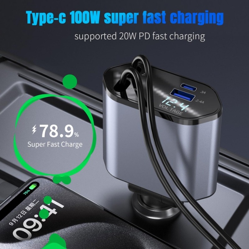 4 in 1 Car Charger - Image 2
